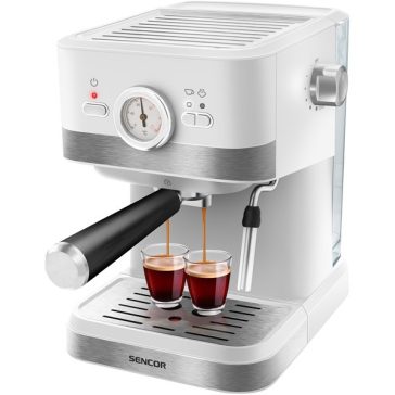   SENCOR SES 1720WH Karos presszó kávéfőző, víztartály:1,5L, 1050W, Fehér