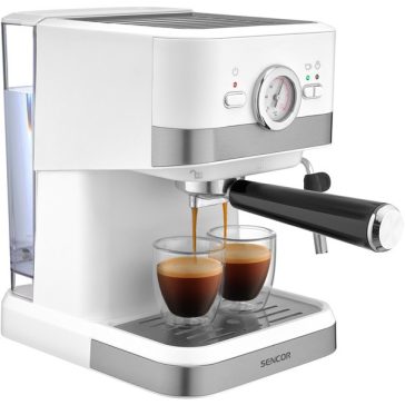   SENCOR SES 1720WH Karos presszó kávéfőző, víztartály:1,5L, 1050W, Fehér