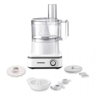   Heinner FineGourmet konyhai robotgép, 1000 W, 6 fokozat, 2,3 l, Fehér - HFP-K1000WP