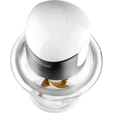   Sencor SCB 6150SS-EUE3 elektromos aprító, 800 W, 1,5 l üvegedény, 4 titánbevonatú kés, Ezüst-fehér