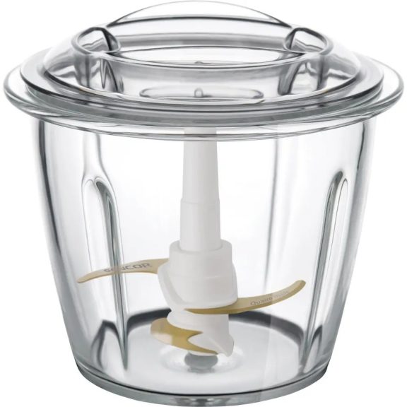 Sencor SCB 6150SS-EUE3 elektromos aprító, 800 W, 1,5 l üvegedény, 4 titánbevonatú kés, Ezüst-fehér