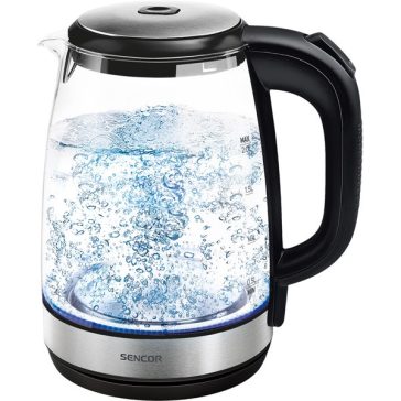 SENCOR SWK 2080BK Üveg Vízforraló, 2L, 2200W, Fekete
