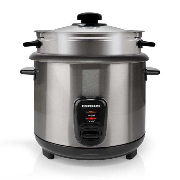 Melissa rizsfőző, 1.5 l, 500 W, pároló betét, tapadásmentes, szürke - 16300086
