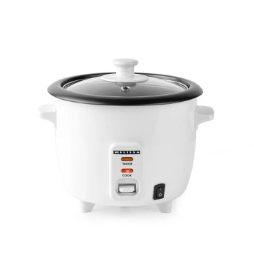   Melissa rizsfőző, 0.6 l, 300 W, pároló betét, tapadásmentes, fehér - 16280022