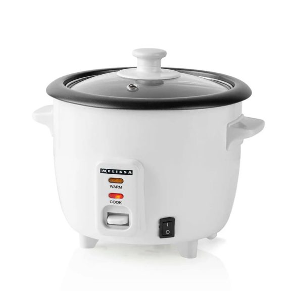 Melissa rizsfőző, 0.6 l, 300 W, pároló betét, tapadásmentes, fehér - 16280022