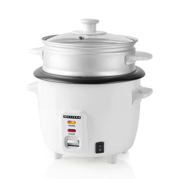Melissa rizsfőző, 0.6 l, 300 W, pároló betét, tapadásmentes, fehér - 16280022