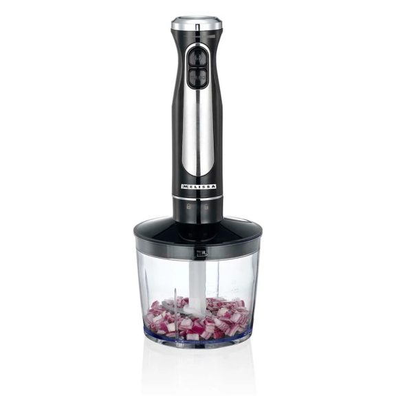 Melissa botmixer szett, 600 W, aprító, habverő, pohár, rozsdamentes, fekete - 16210069
