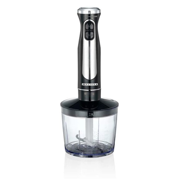 Melissa botmixer szett, 600 W, aprító, habverő, pohár, rozsdamentes, fekete - 16210069