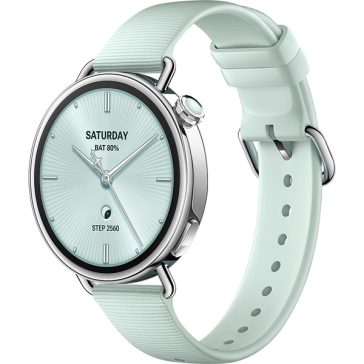   XIAOMI BHR080CGL S4 Okosóra flourgumi szíjjal, 41mm, Világoszöld