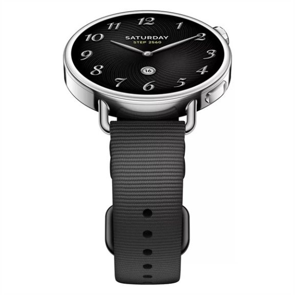 XIAOMI BHR07VRGL S4 Okosóra flourgumi szíjjal, 41mm, Fekete