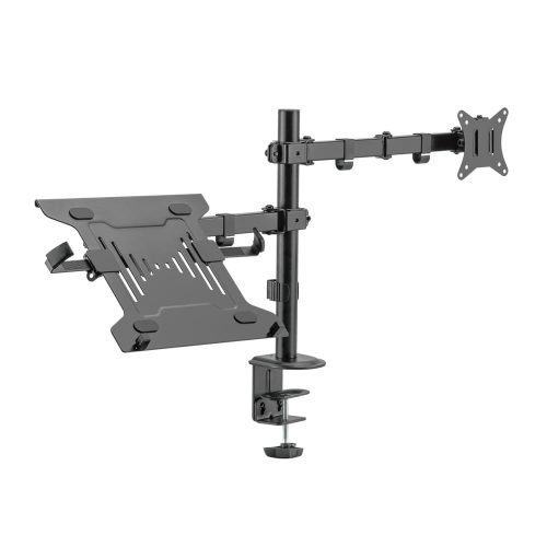 SBOX LCD-LM01-2 monitor és notebook tartó kar, 17"-32", fekete - LCD-LM01-2