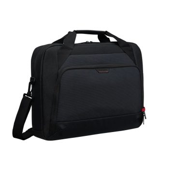   Targus Classic EcoSmart Briefcase notebook táska 17-18", lopásgátló cipzár, fekete