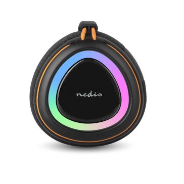   Nedis SPBT2026BK Bluetooth hangszóró, 40W, TWS, IPX4, fekete narancs