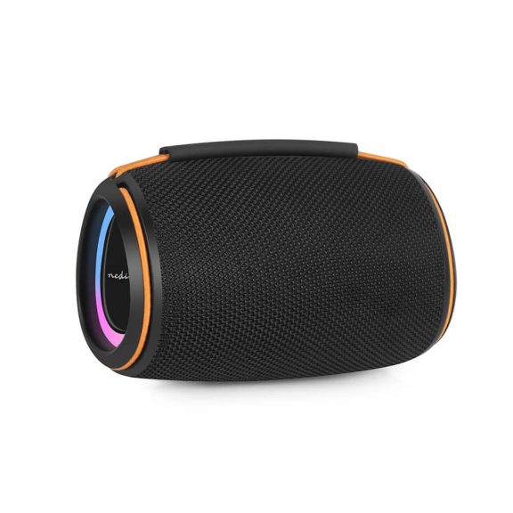 Nedis SPBT2026BK Bluetooth hangszóró, 40W, TWS, IPX4, fekete narancs