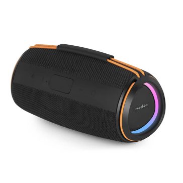   Nedis SPBT3026BK Bluetooth hangszóró, 60W, TWS, IPX4, fekete narancs
