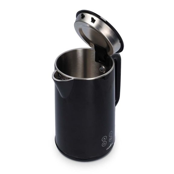 Nedis KAWK362EBK elektromos vízforraló, 1,7 l, 2200 W, 6 hőfok, fekete