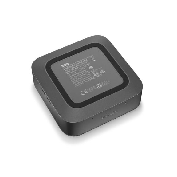 Lenovo Wireless Speakerphone 6000 vezeték nélküli konferenciahangszóró, Bluetooth 5.3, Microsoft Teams, Fekete