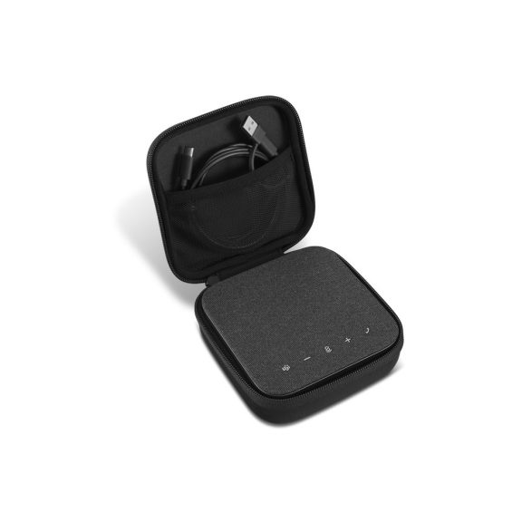 Lenovo Wireless Speakerphone 6000 vezeték nélküli konferenciahangszóró, Bluetooth 5.3, Microsoft Teams, Fekete