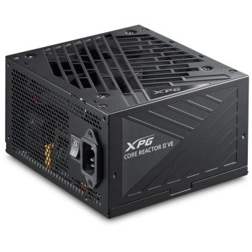   ADATA XPG CORE REACTOR II VE tápegység, moduláris, 850 W, 80 PLUS Gold, ATX 3.1, fekete