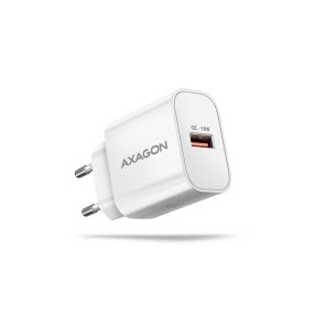   Hálózati töltő AxagonACU-QC18W wall charger 1x QC3.0/AFC/FCP/SMART, 18W, fehér