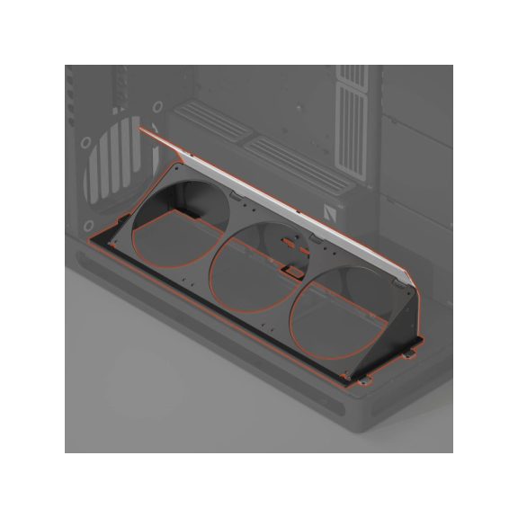 HAVN HS 420 Alsó ventilátor konzol - fekete