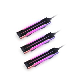   LED kiegészítő Lian Li UNI FAN P28 Side ARGB Strip, 3darabos Pack - fekete