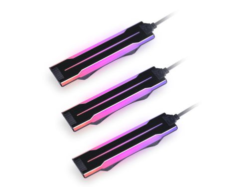 LED kiegészítő Lian Li UNI FAN P28 Side ARGB Strip, 3darabos Pack - fekete