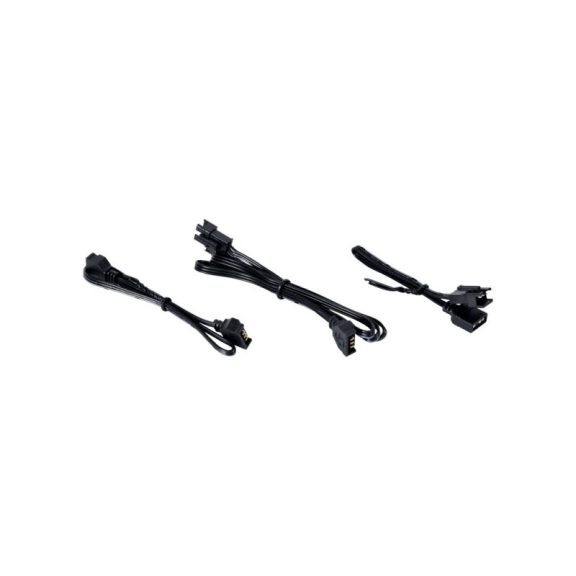 LED kiegészítő Lian Li UNI FAN P28 Side ARGB Strip, 3darabos Pack - fekete