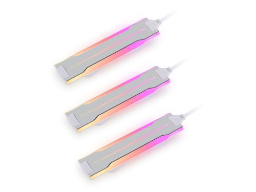 LED kiegészítő Lian Li UNI FAN P28 Side ARGB Strip, 3darabos Pack - fehér