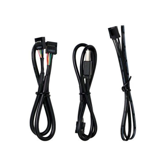 Lian Li EDGE USB és Ventilátor Hub - fekete