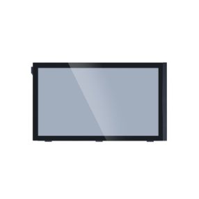   Edzett üveg oldallap Lian Li DAN Cases A3-mATX fekete házhoz