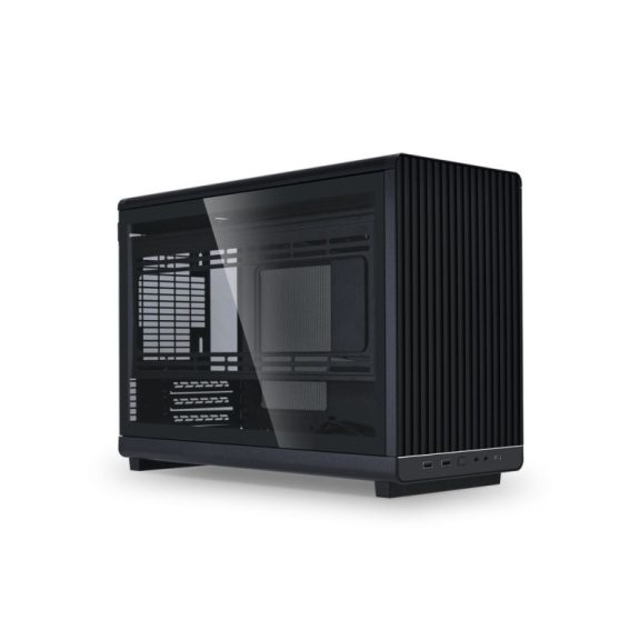 Edzett üveg oldallap Lian Li DAN Cases A3-mATX fekete házhoz
