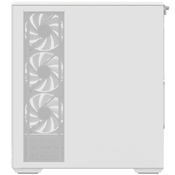 Aerocool P500B DIGI ATX miditorony számítógépház, 4x ARGB PWM ventilátorral, edzett üveg, fehér