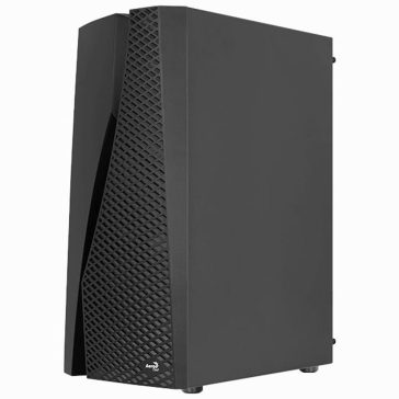   AeroCool Wave v1 ATX miditorony számítógépház, edzett üveg, optimalizált légáramlás, fekete