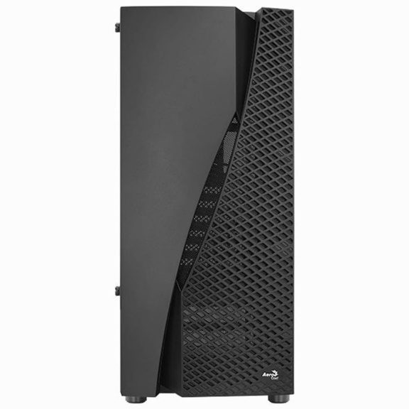AeroCool Wave v1 ATX miditorony számítógépház, edzett üveg, optimalizált légáramlás, fekete