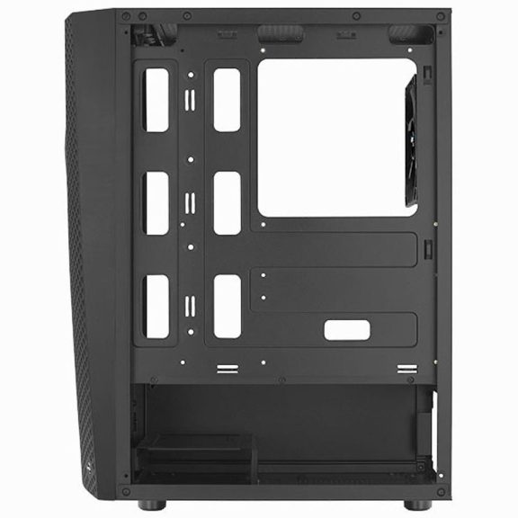 AeroCool Wave v1 ATX miditorony számítógépház, edzett üveg, optimalizált légáramlás, fekete
