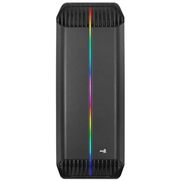   AeroCool Gladiator Duo v1 ATX miditorony számítógépház, 3 ARGB ventilátor, RGB előlap, fekete