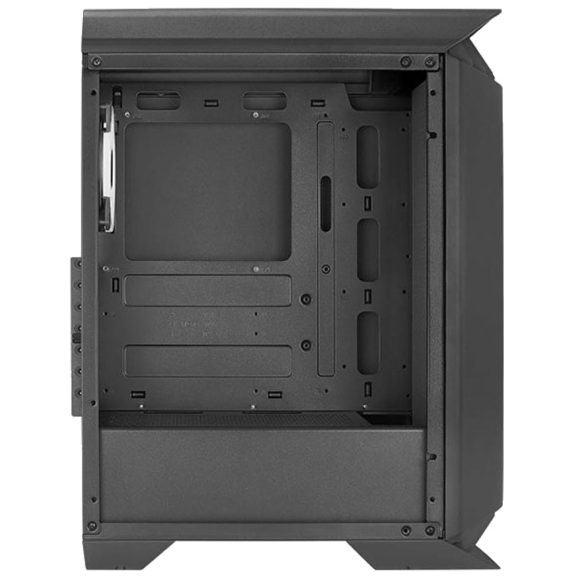 AeroCool Gladiator Duo v1 ATX miditorony számítógépház, 3 ARGB ventilátor, RGB előlap, fekete
