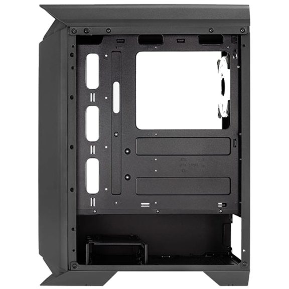 AeroCool Gladiator Duo v1 ATX miditorony számítógépház, 3 ARGB ventilátor, RGB előlap, fekete