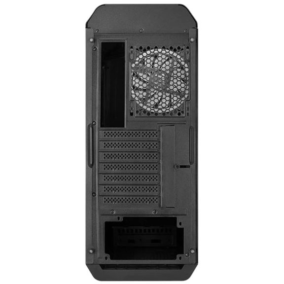AeroCool Gladiator Duo v1 ATX miditorony számítógépház, 3 ARGB ventilátor, RGB előlap, fekete