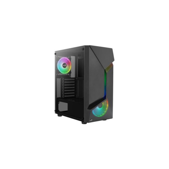 Számítógépház Aerocool Scape ARGB ATX Fekete Edzett üveg