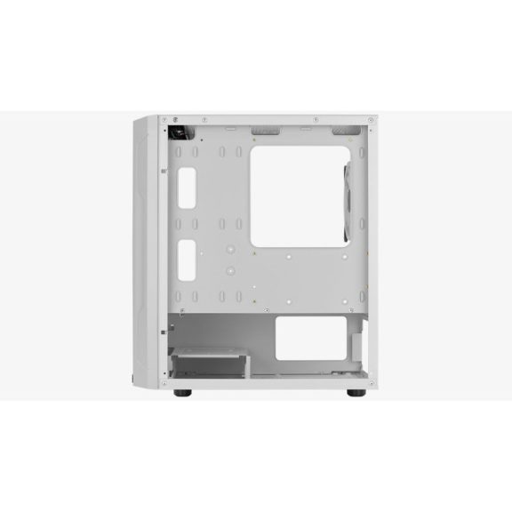 Számítógépház Aerocool Trinity Mini Mesh ARGB mATX Fehér Edzett üveg
