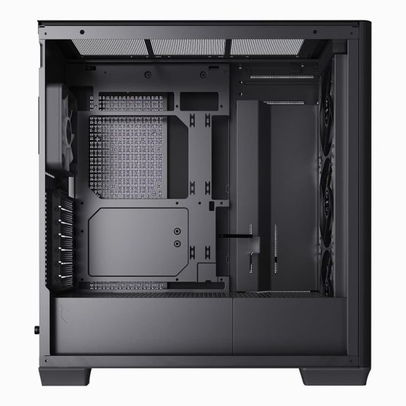 APNX C1 ATX miditony számítógépház, 4x beépített ventilátor, fekete