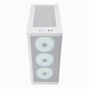   APNX C1 ATX miditony számítógépház, 4x beépített ventilátor, fehér