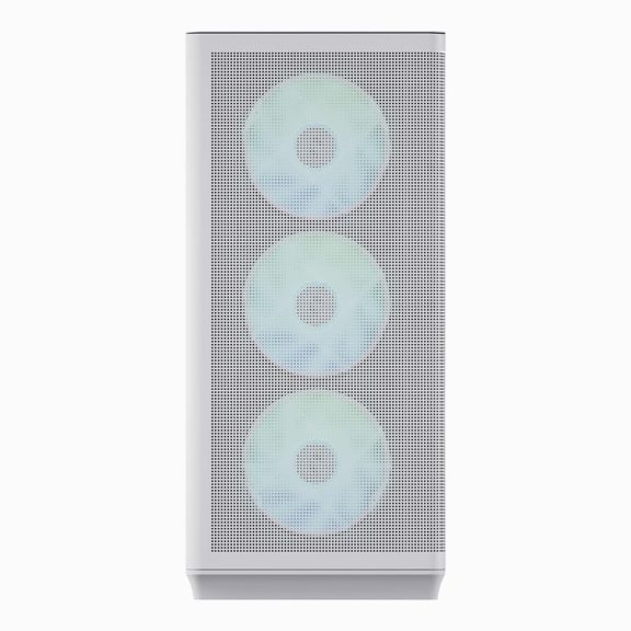 APNX C1 ATX miditony számítógépház, 4x beépített ventilátor, fehér