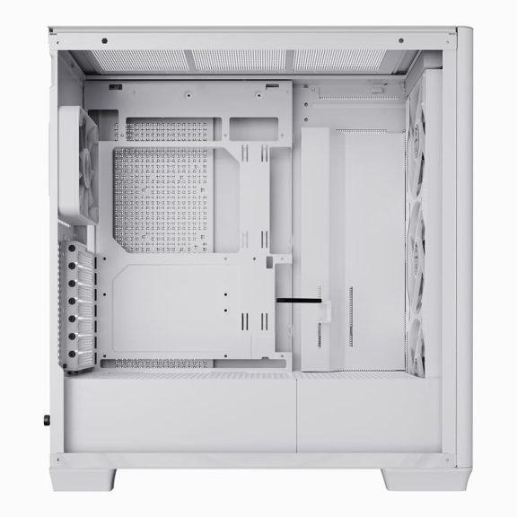 APNX C1 ATX miditony számítógépház, 4x beépített ventilátor, fehér