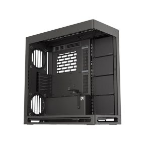   Számítógépház HAVN HS 420 Base Edition ívelt edzett üveg, fekete