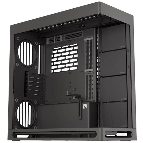 HAVN HS 420 Base Edition E-ATX miditorny számítógépház, 420 mm radiátor támogatás, panoráma üveg, fekete