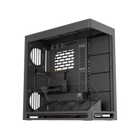   Számítógépház HAVN HS 420 VGPU Edition ívelt edzett üveg, fekete