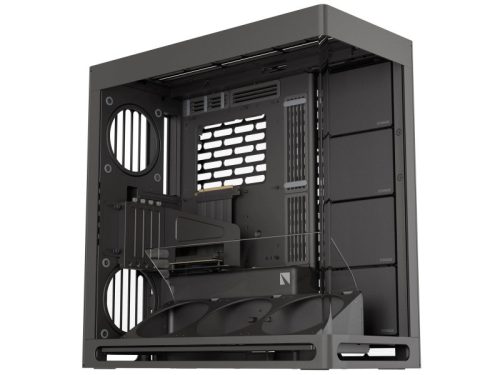 Számítógépház HAVN HS 420 VGPU Edition ívelt edzett üveg, fekete